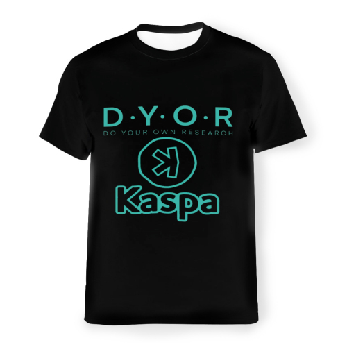 DYOR Kaspa Premium Cotton T-shirt – Do Your Own Research