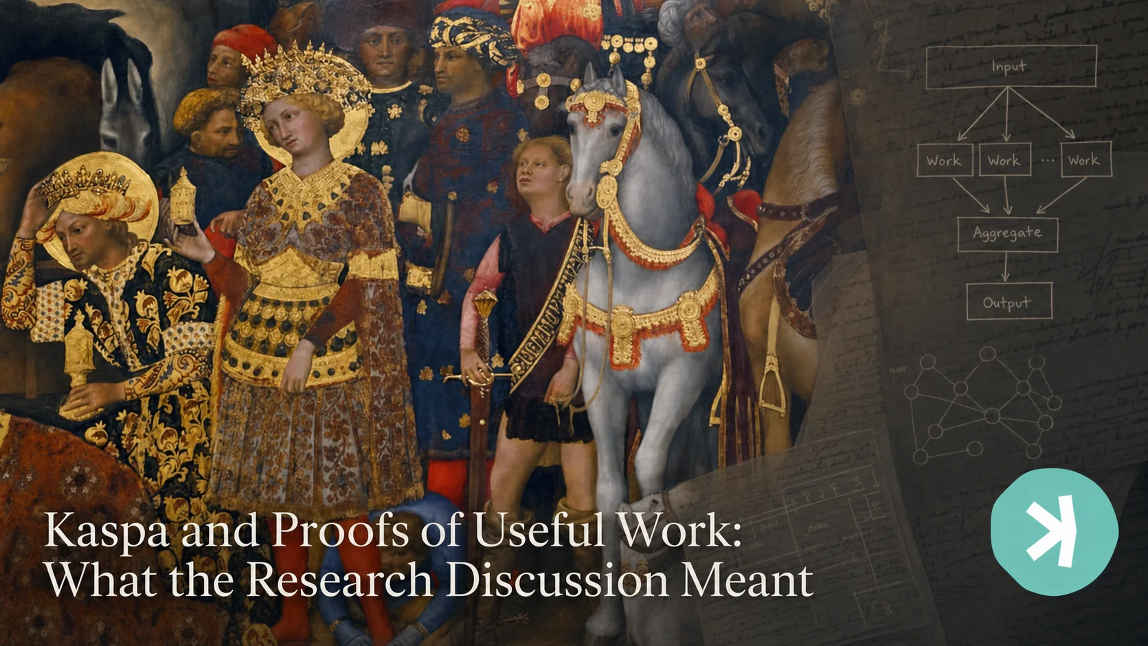 Editorial illustration for Kaspa and Proofs of Useful Work: What the Research Discussion Meant