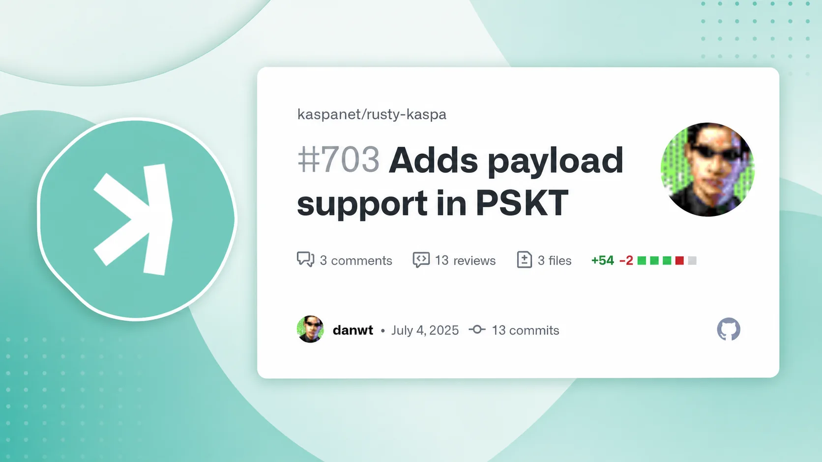 Editorial illustration for Kaspa PSKT Payload Support: Expanding Partially Signed Transactions