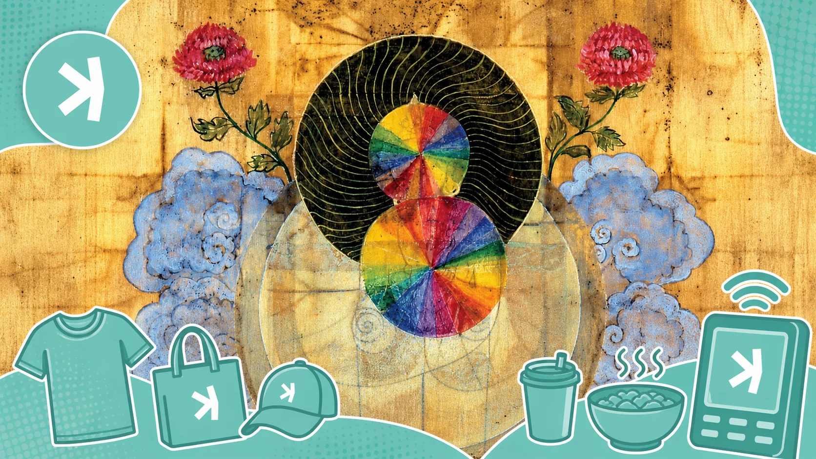 Editorial illustration for Kaspa Experience Berlin: Merch, Food, and Services Paid in KAS
