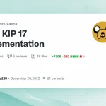 Editorial illustration for Kaspa KIP-17 Implementation: Native Covenant Rules Enter the Codebase