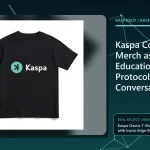 Editorial illustration for Kaspa Community Merch as Education: Turning Protocol Ideas Into Conversation