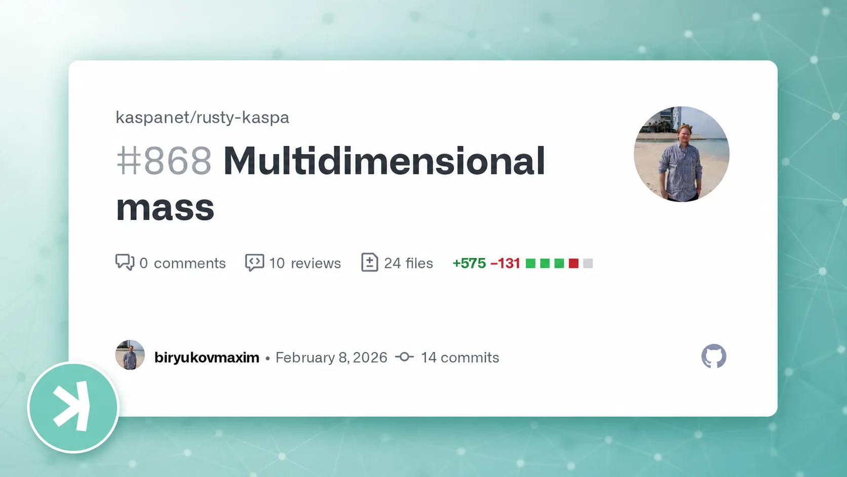 Editorial illustration for Kaspa Multidimensional Mass: Pricing More Than Transaction Bytes
