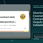 Editorial illustration for SilverScript Stateful Covenants: Contract Fields and Output-State Validation
