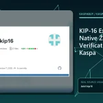 KIP-16 OpZkPrecompile verifying Groth16 and RISC0 proof data in a Kaspa transaction script
