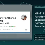 KIP-21 active-lanes sparse Merkle tree connecting application lanes to one Kaspa header commitment